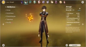 Zhongli C1, Baal, Qiqi c2, Keqing AR47 - Genshin Impact