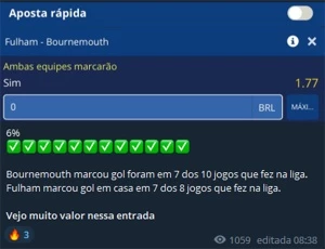 Grupo Exclusivo De Apostas Esportivas - 85% de acerto 🎯 - Outros