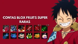 Contas Blox Fruits Level Max+Cdk+Soul Guitar+Raça V4 Radom