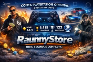CONTA PLAYSTATION COM 122 PLATINAS! RARA! CRIADA HÁ 10 ANOS!