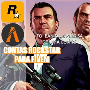 Contas Rockstar Para Desbanimento Five M - GTA