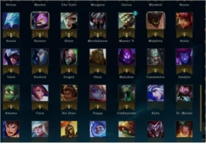 League of Legends Silver III 89 heroes R$ 417,00 Skins LOL