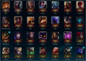 League of Legends Silver III 89 heroes R$ 417,00 Skins LOL