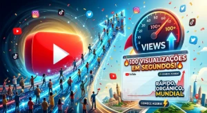 Cresça de Forma Inteligente: 100 Visualizações Youtube Views