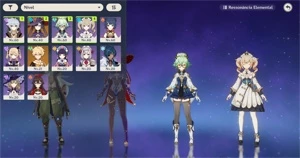 AR34 - Maremoto da Lua de Futsu + Mona - BANNER GARANTIDO - Genshin Impact
