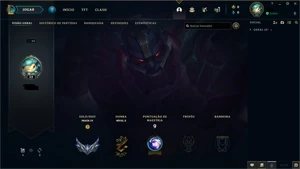 Conta prata IV lvl32 Yasuo dragão dos sonhos - League of Legends LOL