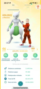 Conta Pokemon go nível 46 - Pokémon