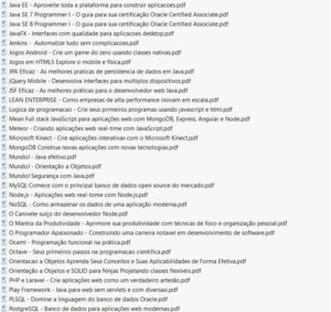 Pack 130 E-Books de programação. Aprenda a programar - eBooks