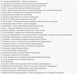 Pack 130 E-Books de programação. Aprenda a programar - eBooks