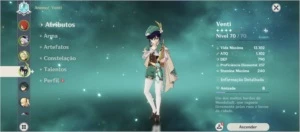 GENSHIN IMPACT - AR47 XIAO+DILUC C1+VENTI+GANYU+QIQI+ARMA 5