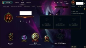 CONTA LV 30 UNRANKED, MMR GOLD 3 - League of Legends LOL