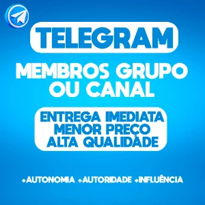 ⭐ Mega Promoção ⭐ Membros Canal Ou Grupo 👥 - Telegram - Redes Sociais