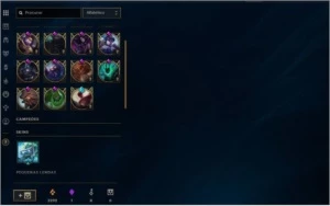 CONTA UNRANKED COM 231 SKINS (MMR DE DIAMANTE) - League of Legends LOL