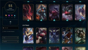 Conta League of Legends Nível 90 - 2012 - Mono  Kha Zix LOL