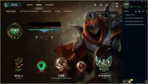 conta plat 5 63 pdl - kayle juiza - otima smurf - League of Legends LOL