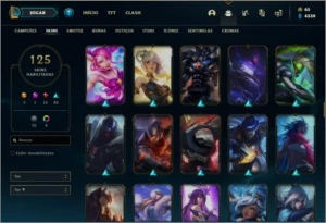 Conta ouro 3 com 125 skins e 103 champs (MAIN MID/ADC) - League of Legends LOL