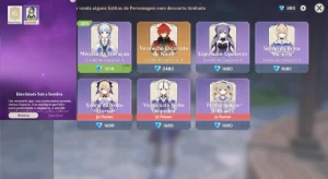 Conta Ar 59 16 Personagens T5 5 Armas T5 Mais De 150 Tiros - Genshin Impact