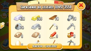 Hay day hayday conta level 80 decorada com 1000 vales