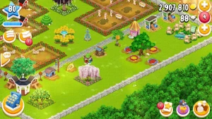 Hay day hayday conta level 80 decorada com 1000 vales