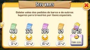 Hay day hayday conta level 80 decorada com 1000 vales