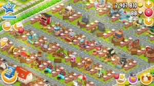 Hay day hayday conta level 80 decorada com 1000 vales