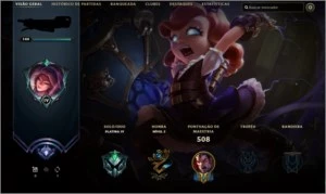Conta no league of legends Diamante V LOL