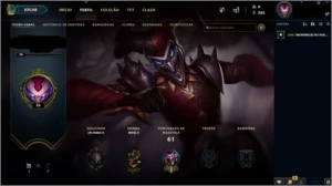 Conta League of legends Unranked Com SKINS tops LOL