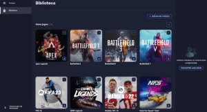 Conta origin com fifa 23 ultimate edition e +10 jogos.