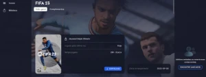 Conta origin com fifa 23 ultimate edition e +10 jogos.