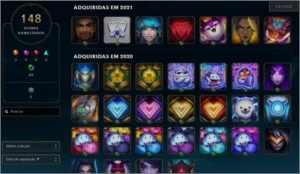 CONTA LOL PLATINA 1 - League of Legends