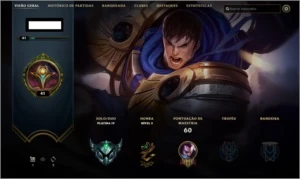 Conta Platina 4 70% Winrate - League of Legends LOL