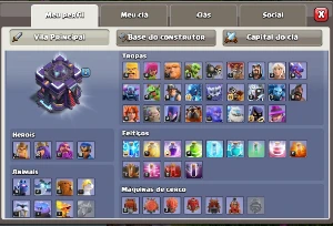 Cv15 bem rushada com 6 construtores - Clash of Clans