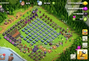 Cv15 bem rushada com 6 construtores - Clash of Clans