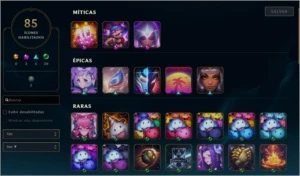 conta League of Legends passe ativo 42 skins LOL