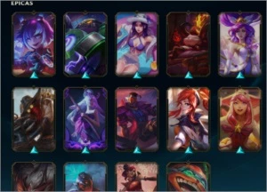 conta League of Legends passe ativo 42 skins LOL
