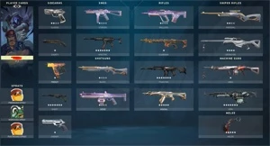 Conta VALORANT, DIAMANTE 1 COM SKINS METAS