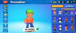 Conta Stumble Guys Rara 🔥 Míticas + Lendárias | Nível 13 |