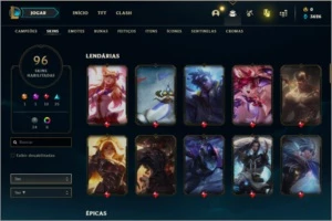 Conta platina 2 FULL SKINS, CHAMPS - League of Legends LOL