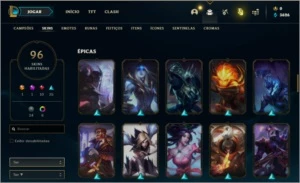 Conta platina 2 FULL SKINS, CHAMPS - League of Legends LOL