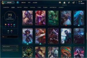 Conta lol Platina IV, 109 champs, 73 skins - League of Legends