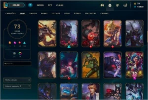 Conta lol Platina IV, 109 champs, 73 skins - League of Legends