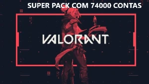Super Pack Com 74000 Contas Valorant