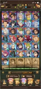 Accont 7ds NANATSU NO TAIZAI - GRAND CROSS GLOBAL 3kk - Outros