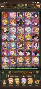 Accont 7ds NANATSU NO TAIZAI - GRAND CROSS GLOBAL 3kk - Outros
