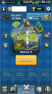 Conta CLASH ROYALE: Arena 9 + NV 10 + 3 Lendárias
