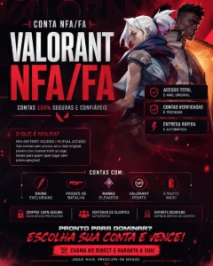 20 contas nfa Valorant
