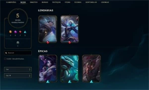 CONTA D4 POUCOS GAMES GANHA MUITO PDL UPADA A MÃO MUITO BOA - League of Legends LOL