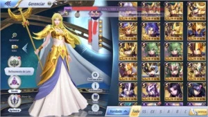 Conta SSA Global Lv 45 Servidor A-1 Pegasus +1000 P.Refino! - Saint Seiya Awakening
