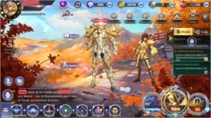 Conta SSA Global Lv 45 Servidor A-1 Pegasus +1000 P.Refino! - Saint Seiya Awakening