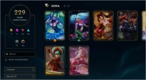 Conta G3 - 229 skins - 78 campeões - 4 ultimates - League of Legends LOL